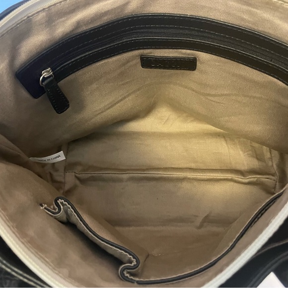 Gaggio Black Leather Tote Bag With Removable Inner Bag - Picture 4 of 7